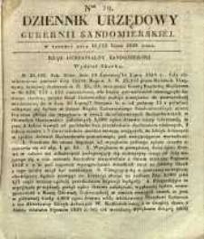 Dziennik Urzędowy Gubernii Sandomierskiej, 1838, nr 29