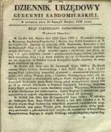 Dziennik Urzędowy Gubernii Sandomierskiej, 1838, nr 31