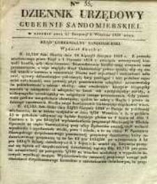 Dziennik Urzędowy Gubernii Sandomierskiej, 1838, nr 35