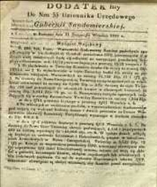 Dziennik Urzędowy Gubernii Sandomierskiej, 1838, nr 35, dod.