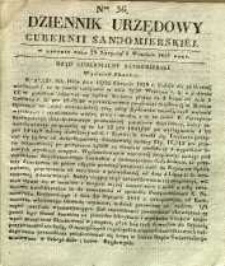 Dziennik Urzędowy Gubernii Sandomierskiej, 1838, nr 36