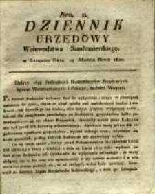 Dziennik Urzędowy Województwa Sandomierskiego, 1820, nr 11
