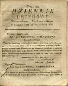 Dziennik Urzędowy Województwa Sandomierskiego, 1820, nr 20
