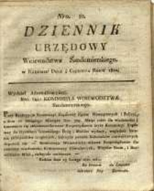 Dziennik Urzędowy Województwa Sandomierskiego, 1820, nr 22
