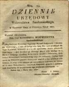 Dziennik Urzędowy Województwa Sandomierskiego, 1820, nr 24