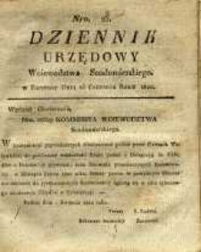 Dziennik Urzędowy Województwa Sandomierskiego, 1820, nr 25