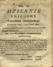 Dziennik Urzędowy Województwa Sandomierskiego, 1820, nr 26