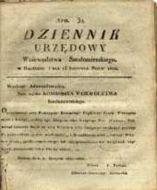 Dziennik Urzędowy Województwa Sandomierskiego, 1820, nr 32