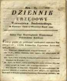 Dziennik Urzędowy Województwa Sandomierskiego, 1820, nr 37