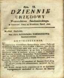 Dziennik Urzędowy Województwa Sandomierskiego, 1820, nr 38