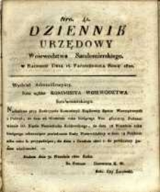 Dziennik Urzędowy Województwa Sandomierskiego, 1820, nr 41