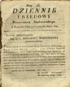 Dziennik Urzędowy Województwa Sandomierskiego, 1820, nr 46