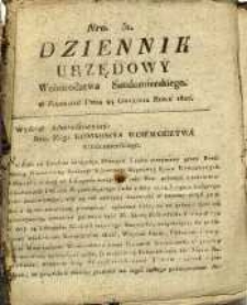 Dziennik Urzędowy Województwa Sandomierskiego, 1820, nr 51
