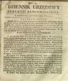 Dziennik Urzędowy Gubernii Sandomierskiej, 1838, nr 42