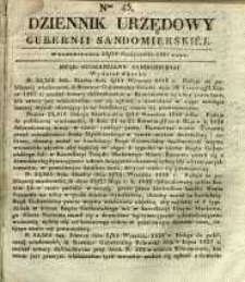 Dziennik Urzędowy Gubernii Sandomierskiej, 1838, nr 43