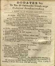 Dziennik Urzędowy Gubernii Sandomierskiej, 1838, nr 49, dod.