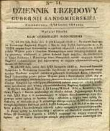 Dziennik Urzędowy Gubernii Sandomierskiej, 1838, nr 51