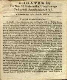 Dziennik Urzędowy Gubernii Sandomierskiej, 1838, nr 51, dod.