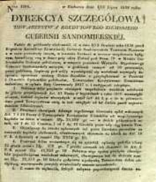 Dyrekcya szczegółowa Towarzystwa Kredytowego Ziemskiego Gubernii Sandomierskiej, 1838, nr 1396