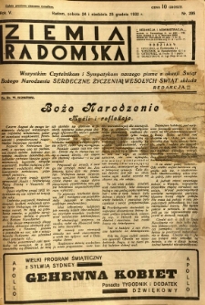 Ziemia Radomska, 1932, R. 5, nr 295