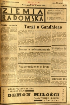 Ziemia Radomska, 1932, R. 5, nr 298