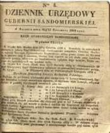 Dziennik Urzędowy Gubernii Sandomierskiej, 1839, nr 4