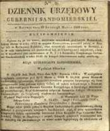Dziennik Urzędowy Gubernii Sandomierskiej, 1839, nr 9