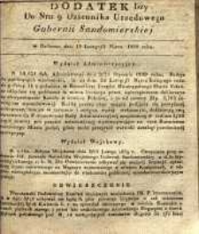 Dziennik Urzędowy Gubernii Sandomierskiej, 1839, nr 9, dod.