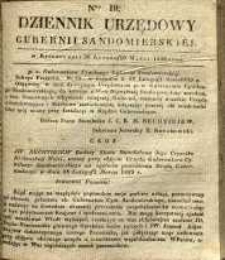 Dziennik Urzędowy Gubernii Sandomierskiej, 1839, nr 10