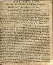Dziennik Urzędowy Gubernii Sandomierskiej, 1839, nr 10, dod