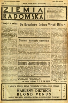 Ziemia Radomska, 1933, R. 6, nr 2