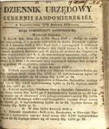 Dziennik Urzędowy Gubernii Sandomierskiej, 1839, nr 16