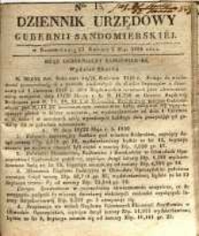 Dziennik Urzędowy Gubernii Sandomierskiej, 1839, nr 18