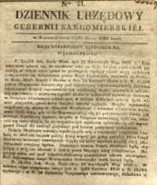 Dziennik Urzędowy Gubernii Sandomierskiej, 1839, nr 21