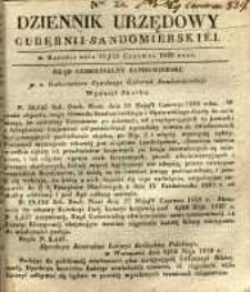 Dziennik Urzędowy Gubernii Sandomierskiej, 1839, nr 25