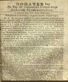 Dziennik Urzędowy Gubernii Sandomierskiej, 1839, nr 29, dod.