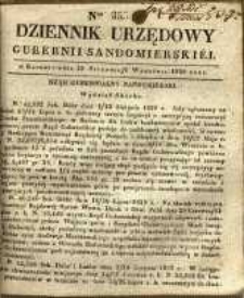 Dziennik Urzędowy Gubernii Sandomierskiej, 1839, nr 35