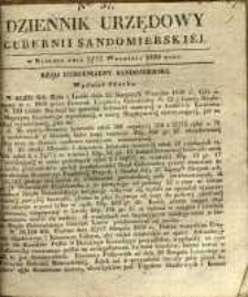 Dziennik Urzędowy Gubernii Sandomierskiej, 1839, nr 37