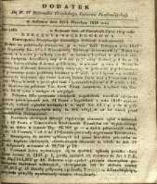Dziennik Urzędowy Gubernii Sandomierskiej, 1839, nr 37, dod.