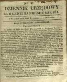 Dziennik Urzędowy Gubernii Sandomierskiej, 1839, nr 41