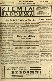 Ziemia Radomska, 1933, R. 6, nr 13