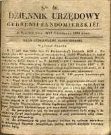 Dziennik Urzędowy Gubernii Sandomierskiej, 1839, nr 46