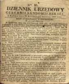 Dziennik Urzędowy Gubernii Sandomierskiej, 1839, nr 48