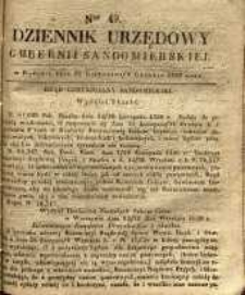 Dziennik Urzędowy Gubernii Sandomierskiej, 1839, nr 49