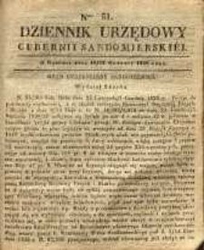 Dziennik Urzędowy Gubernii Sandomierskiej, 1839, nr 51