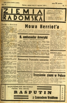 Ziemia Radomska, 1933, R. 6, nr 17