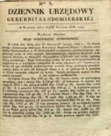 Dziennik Urzędowy Gubernii Sandomierskiej, 1840, nr 8