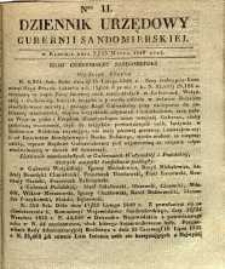 Dziennik Urzędowy Gubernii Sandomierskiej, 1840, nr 11
