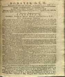 Dziennik Urzędowy Gubernii Sandomierskiej, 1840, nr 12, dod. II