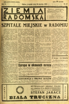 Ziemia Radomska, 1933, R. 6, nr 21